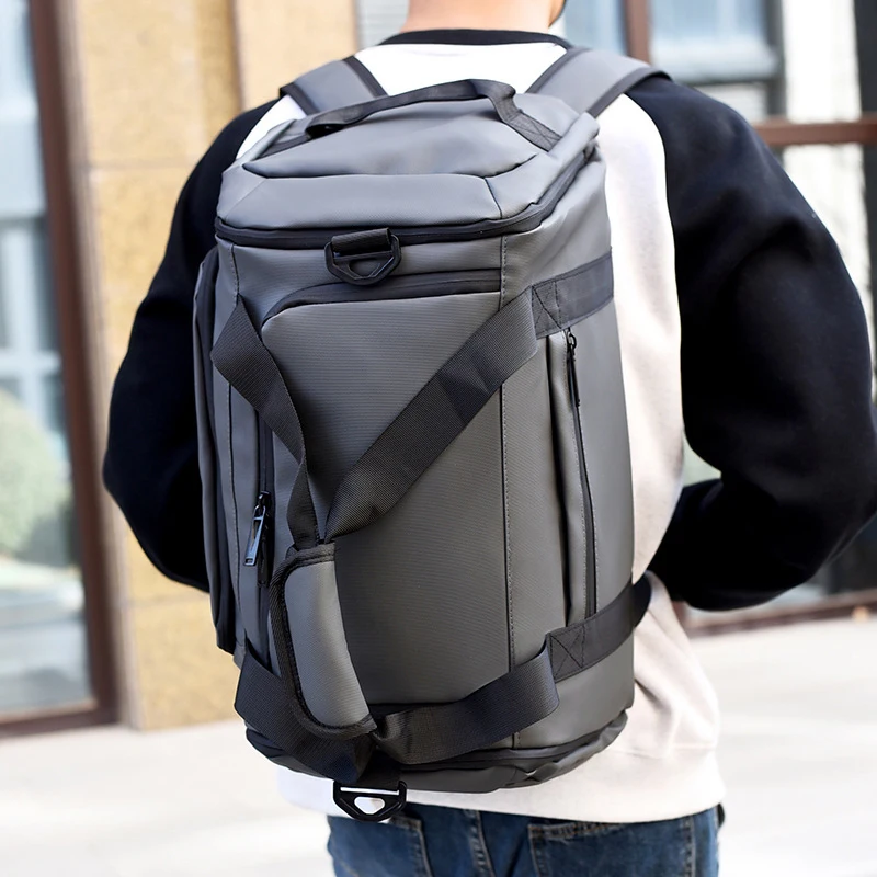 

Gym Backpack Large Capacity Sports Handbag Fitness Bag with Shoes Pocket Dry Wet Separation Crossbody Bags Outdoor Travel Pack