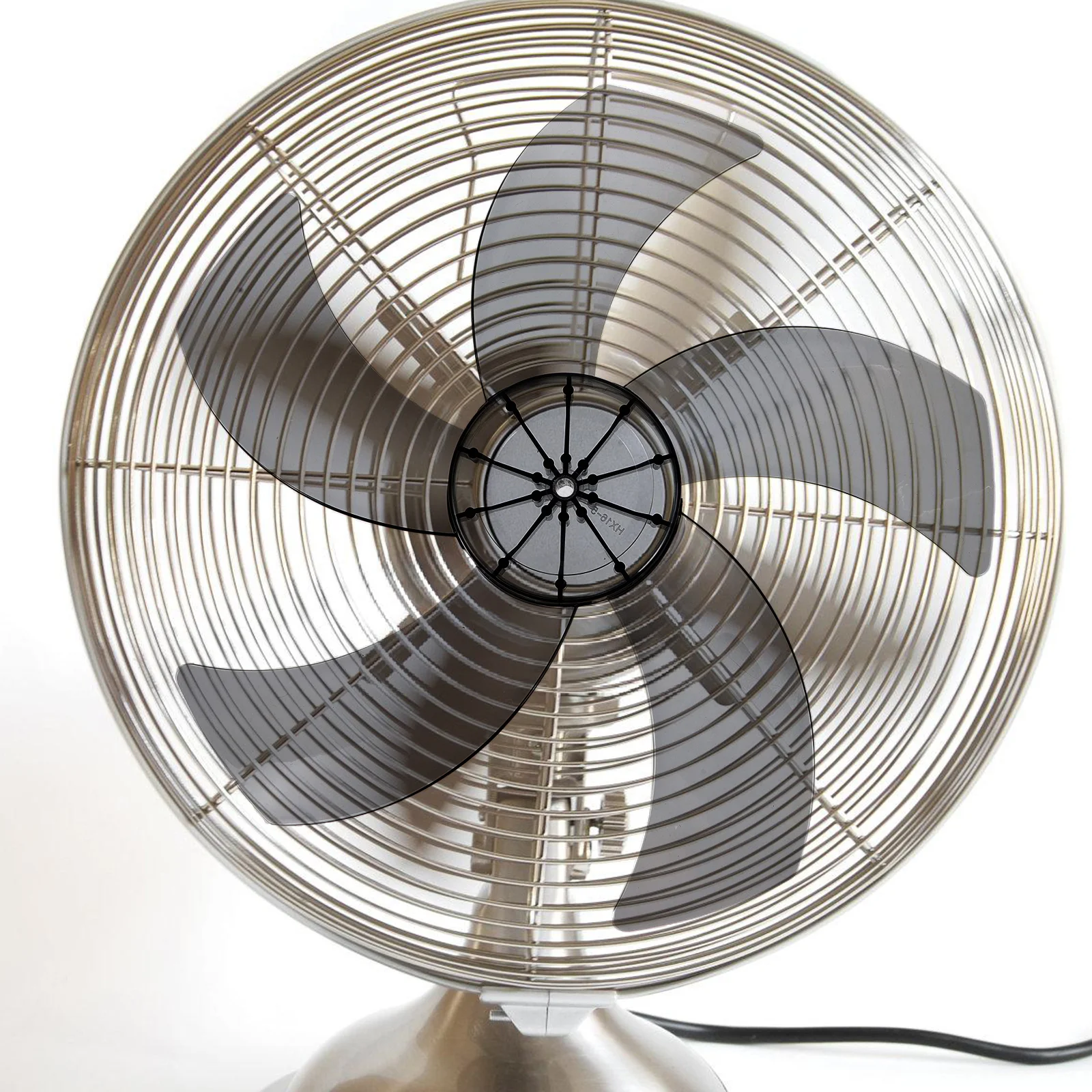 

16 Inch Electric Fan Blade Replacement 5 Leaves Transparent Black Standing Pedestal Table Fan Accessories Floor Fans