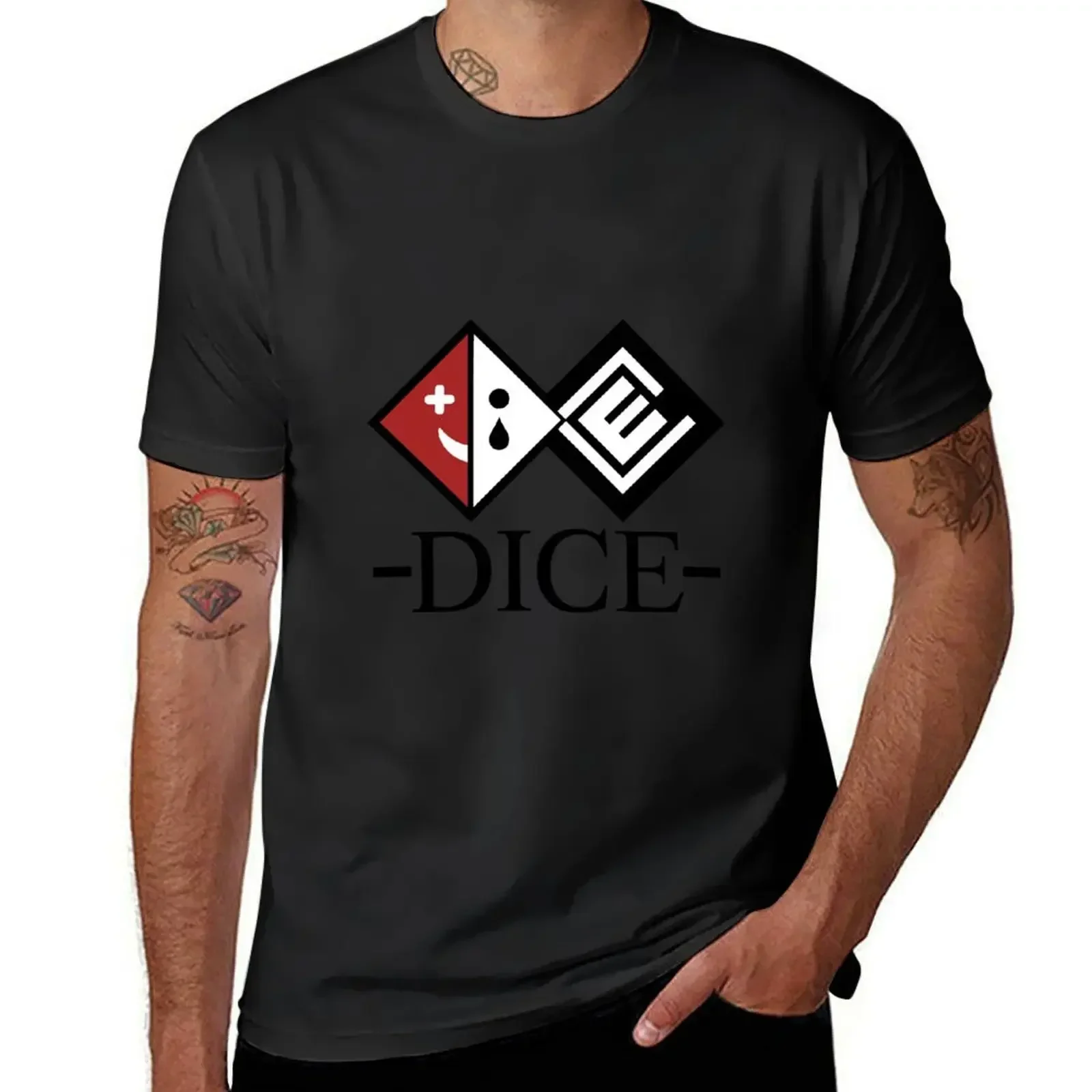 Kokichi Dice T-Shirt quick-drying quick drying Blouse graphic t shirt vintage Men's cotton t-shirt