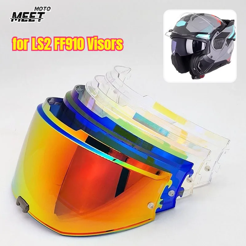 Lens for LS2 FF910 Advant II Motorcycle Helmet Vision FF910 Full Helmet Windshield Anti-fog Sticker Accessories Visière Moto