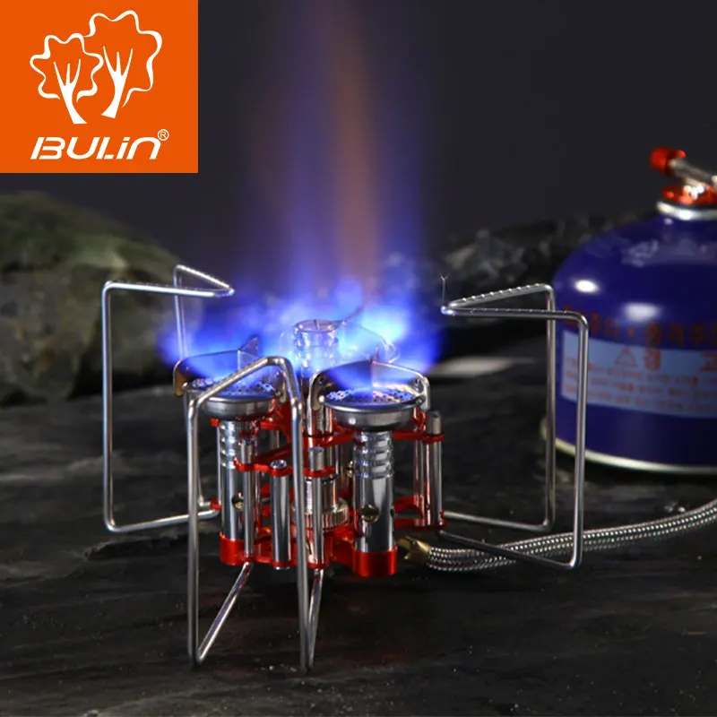 Bulin BL110-B6A 11000W Gas Burner High Power Camping Stove Windproof Three Core Head Gas Stove For Outdoor Picnic Cooking