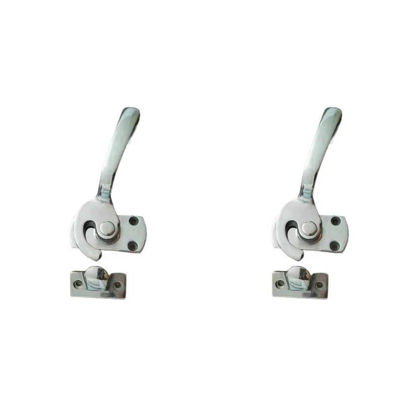 A95G 2X 304 Stainless Steel Rotary Handle Tight Seal Lock For Oven Doors Freezers Ice Storage Industrial Cabinet Door