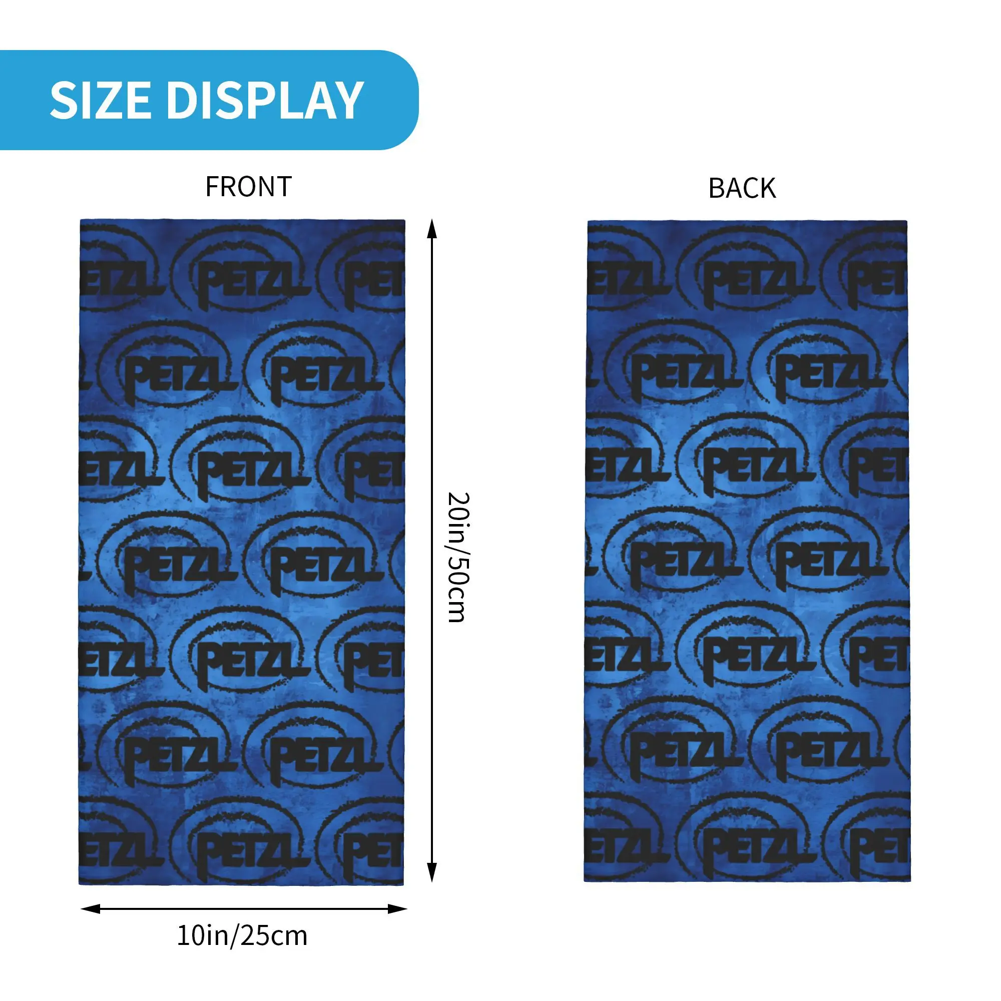 مخصص P-Petzles الأزرق الشتاء عقال الرقبة أدفأ النساء الرجال المشي لمسافات طويلة التخييم وشاح أنبوبي الوجه باندانا الجراب