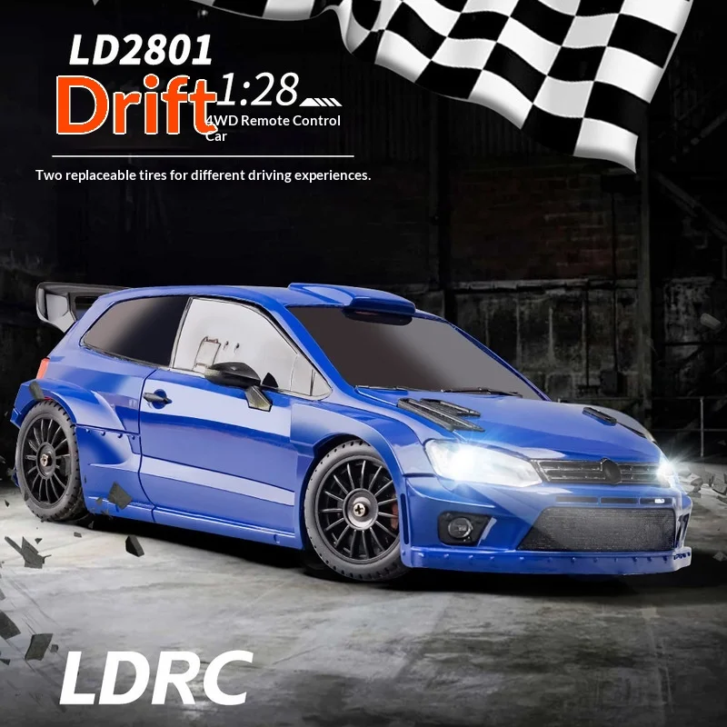Ld2801 1/28ミニRCカー 2.4gドリフトレーシングリモコンカー 4WD RTR 高速ミニRCモデルおもちゃ 子供向け