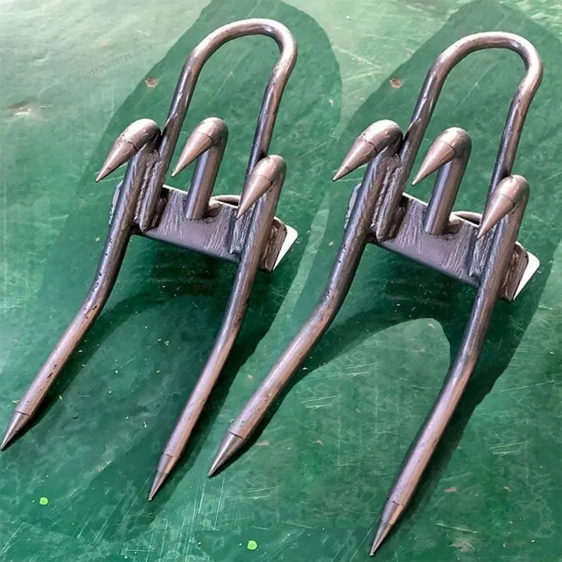 For Tree Climbing Artifact Tree Special Tool Cat Claw Non-slip Foot Tie Big Crutch Iron Shoe Universal Tree Stainless Steel