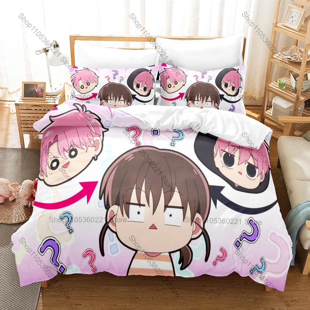 Juego De Ropa De Cama De 3 Piezas Con Diseño Temático De B-Side De Tamon, Impresión Artística De Personajes Vívidos, Juego De Cama De Microfibra Acogedor Para Todas Las Temporadas — -54%, 30.54€ Coupon, from 24.99€ – 54% descuento – €24.99