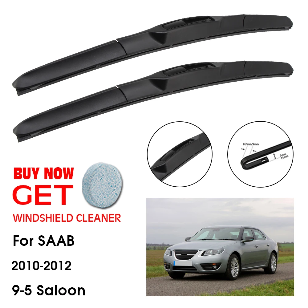 

Car Wiper Blade For SAAB 9-5 Saloon 24"+21" 2010-2012 Front Window Washer Windscreen Windshield Wipers Blades Accessories