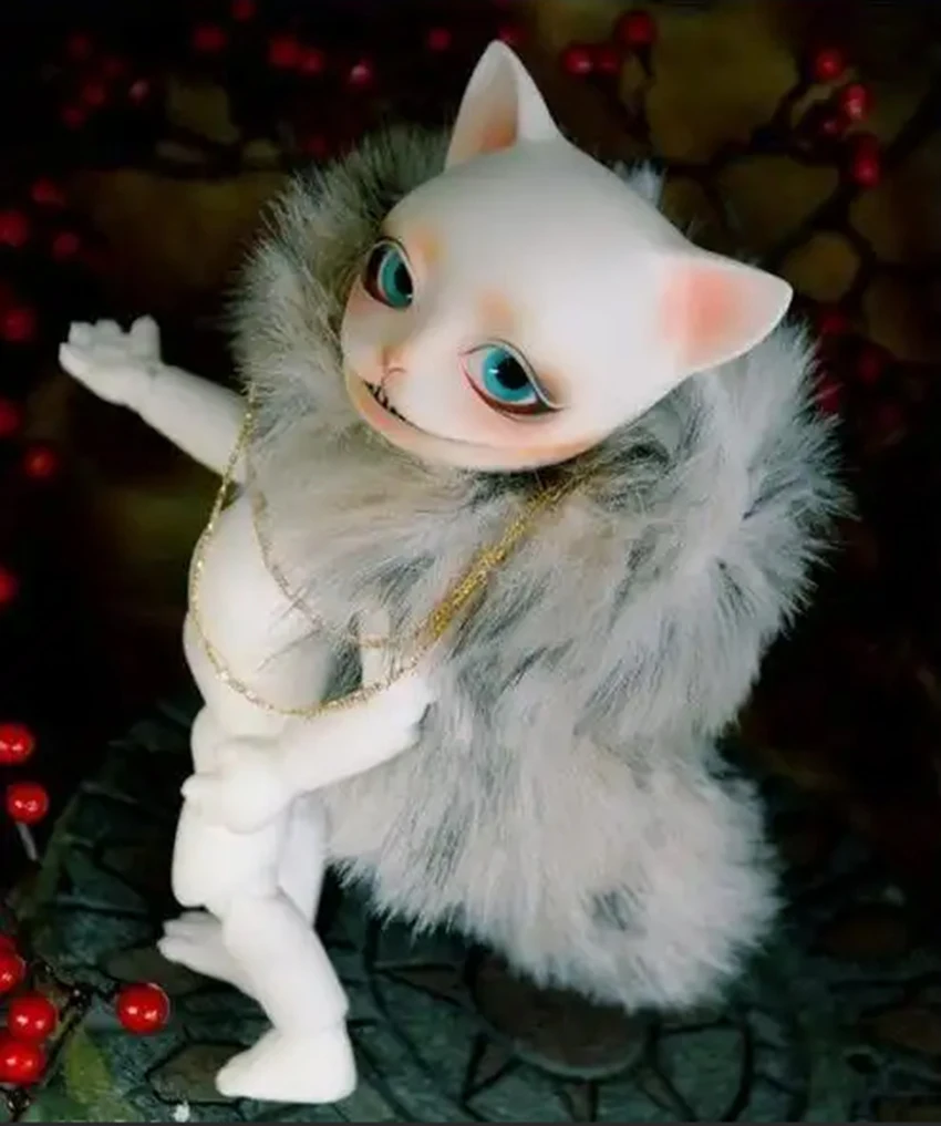 SD Pop bjd 1/4 popovy Cheshire Een verjaardagscadeau Hoge Kwaliteit Gelede marionet Speelgoed gift Dolly Model naakt Collectie