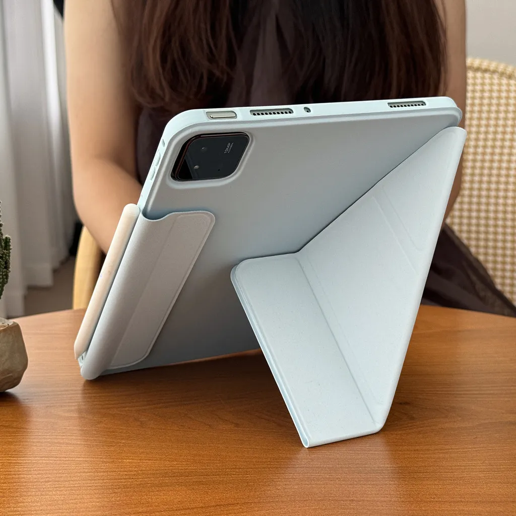 Foldable Support Multi Angles Silicone Case for Xiaomi Poco Pad X1 11.2 2025 11.2 inch