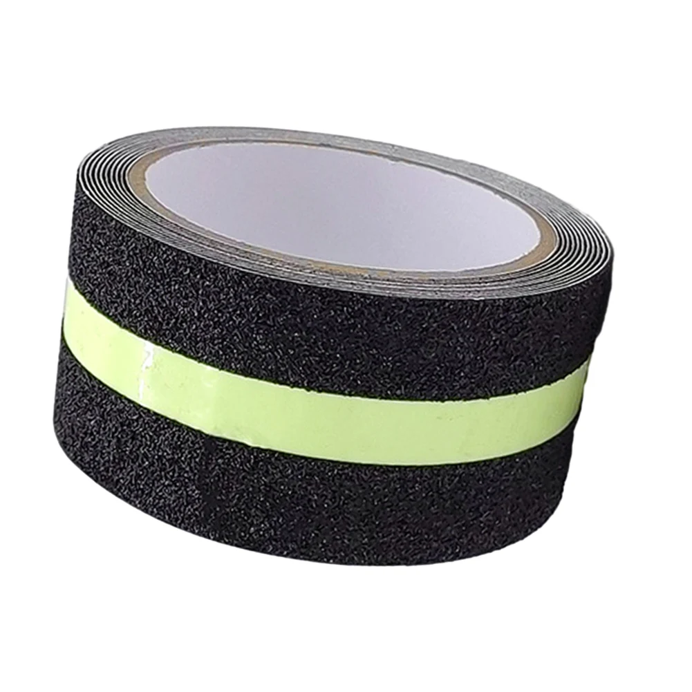 5CM X 5/2M Anti Slip Traction Tape Glow In Dark Green Stripe Friction Abrasive Stair Step Anti-slip Strips Anti-slip Tape