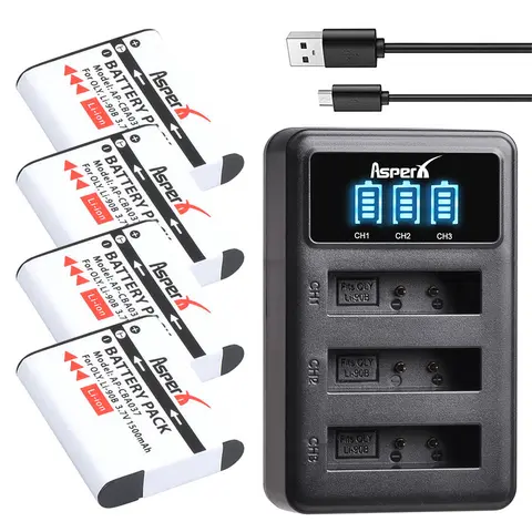 Batería para cámara de Li-90B, cargador para Olympus Li-92B SH-50 SH-1, XZ-2, resistente, SP-100, TG-1, TG4, 1500mAH, TG-2, 90B, 92B