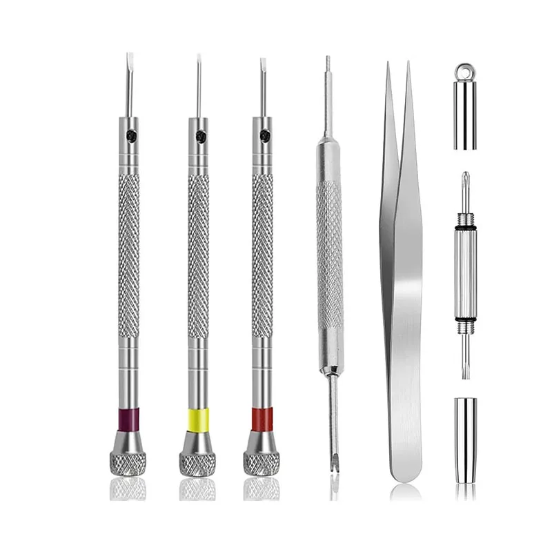 Watch Repair Tool Kit, Precision Screwdriver Set Spring Bar Tool Tweezers, Professional Watch Link Remover Tools for Watch Strap