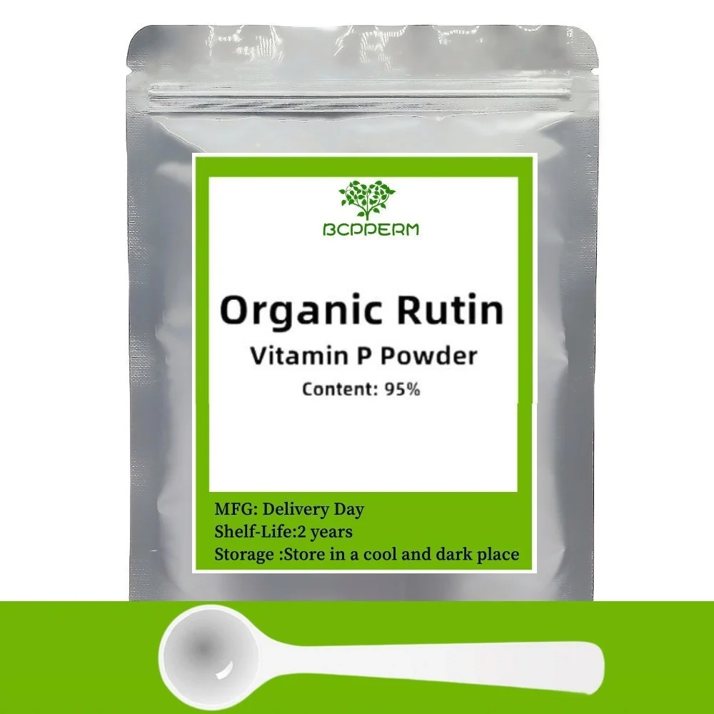 50g-1000g Organic Rutin 95%, Antioxidants Promote The Production Of Collagen Extend Lifespan. Free Shipping