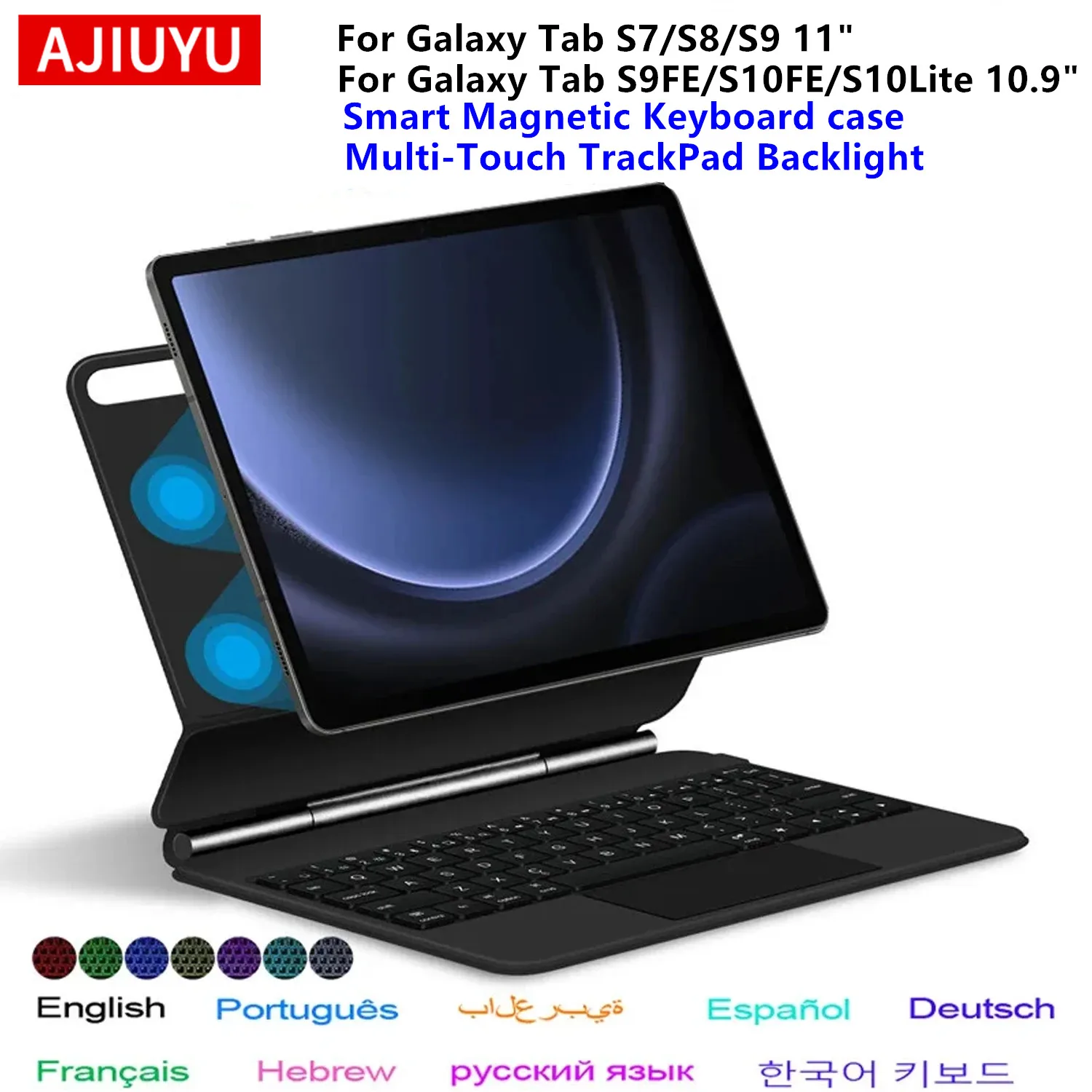 Magic Keyboard for Samsung Galaxy Tab S9 FE S10 FE S10 Lite 10.9