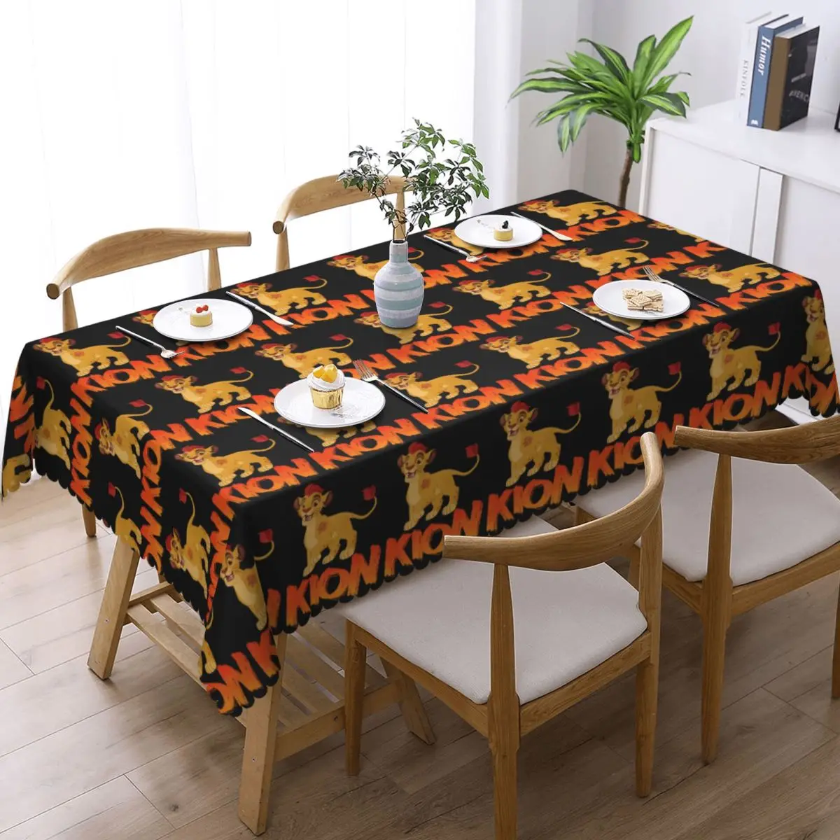 Lion Guard Kion Tablecloth Restaurant Kitchen Rectangular Tablecloth Festival Party Decorations Tablecloth Dining Table Cover