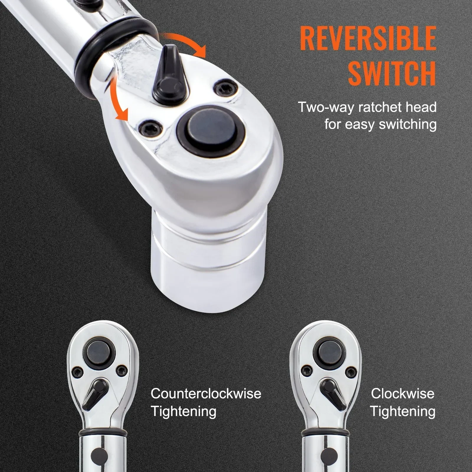 Imagem -06 - Vevor-mecânica Torque Wrench Grupo Ponteiro Precisão Ferramentas Manuais Oficina Car Repair Tool 8