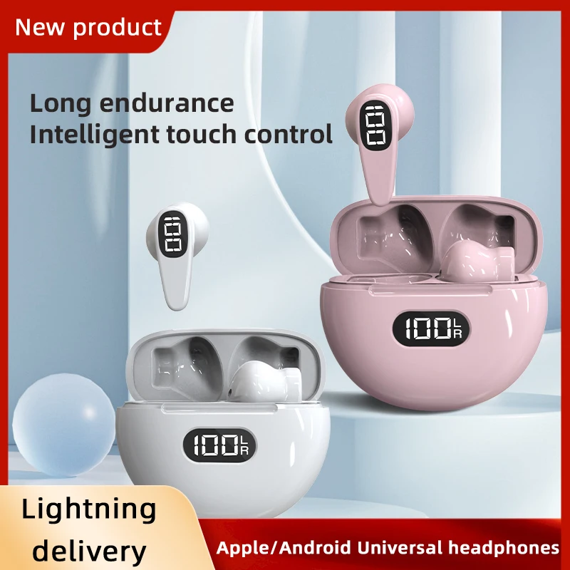 

TWS-наушники D8 с поддержкой Bluetooth и сенсорным управлением