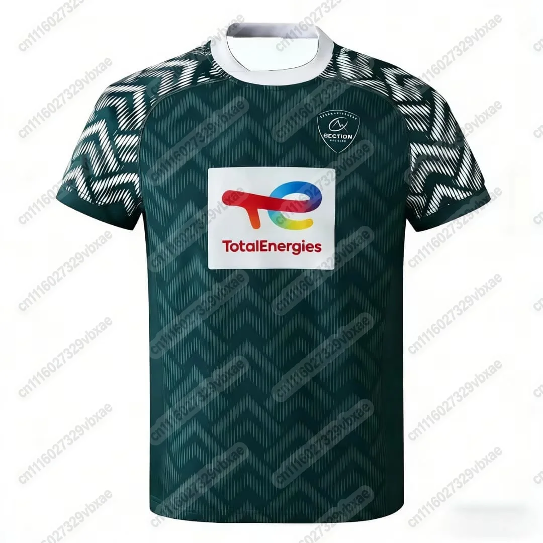2026 Sommer-Mode-Sektion Paloise MAILLOT ENTRAINEMENT Rugby-Trikot Trainings-Sportbekleidung Herrenbekleidung Y2k Damen Familien-Partnerlook – Detail 5