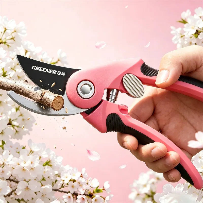 Garden Pruning Shears Anti-Rust Sharp Garden Shears Cutter Scissors Fruit Trees Flower Bushes Houseplants Yard Gardening Tools