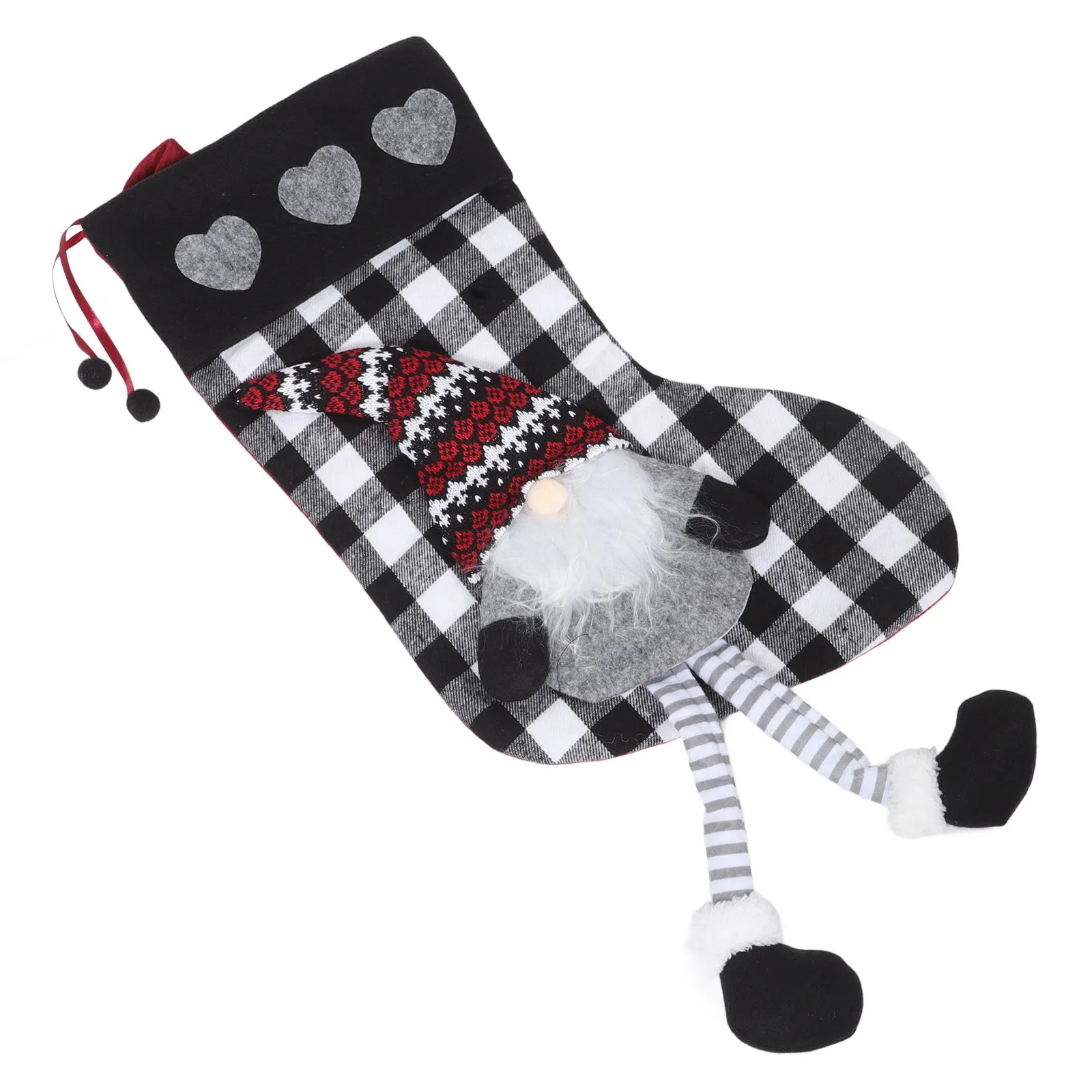 Christmas Hanging Sock Large Faceless Gnome Tomte Santa Christmas Tree Stocking Candy Goody Bag Decor Xmas Stockings