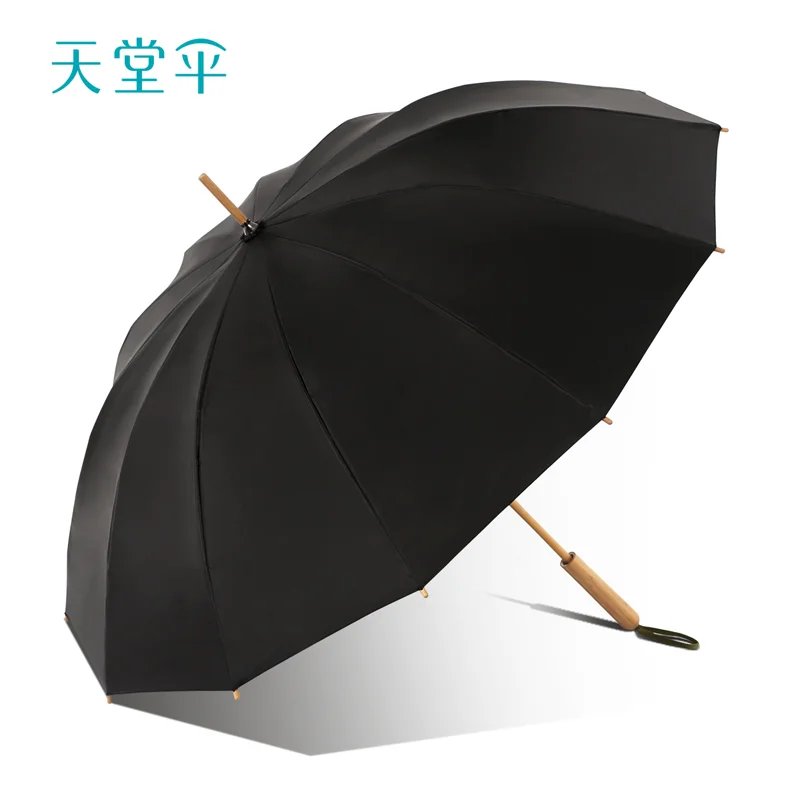 Long Handle Umbrella Chinese Style Handmade Bamboo Sunscreen Umbrella Retro Umbrella Manual Shade Umbrellas Women's Parasols