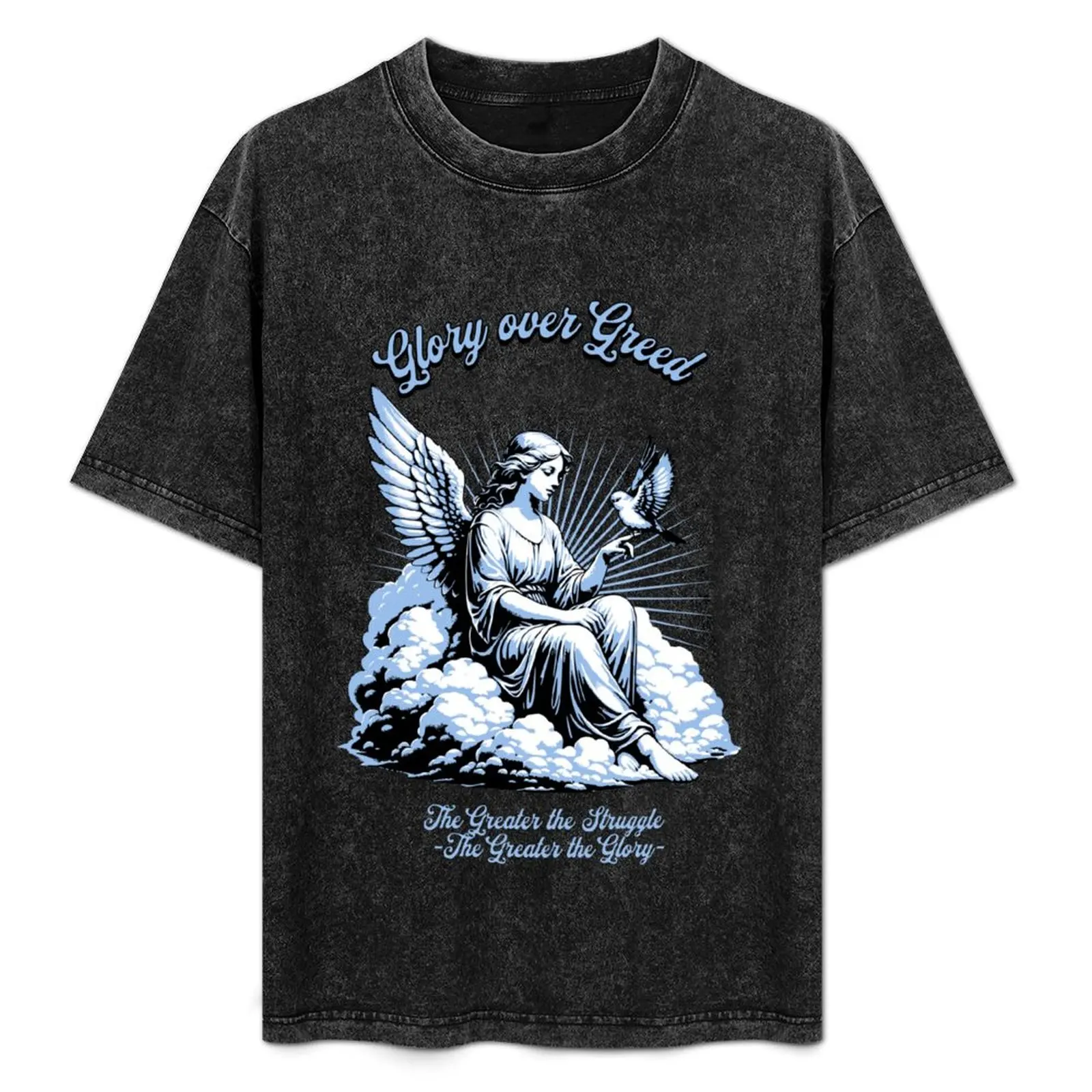 Glory Over Greed Clouded T-Shirt T-shirt basique léger à manches courtes