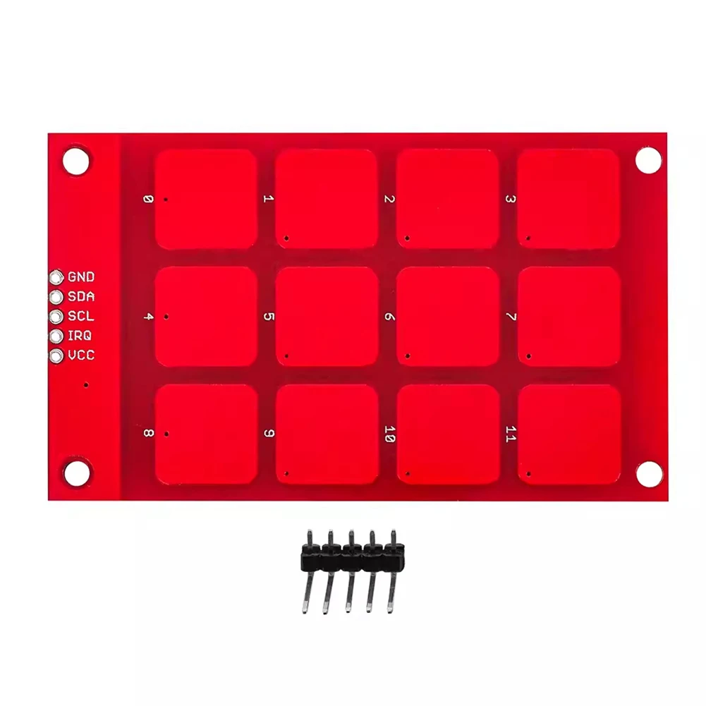 MPR121 Capacitive Touch Sensor Module Shield Sensitive Key Keyboard Module Capacitive Touch Sensor Key Board Keypad for Arduino
