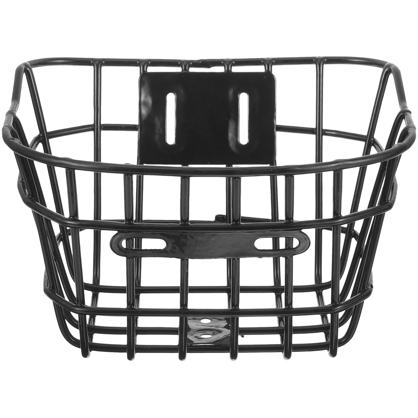 Bicycle Basket Iron Material Large Capacity Sturdy Durable Bike Front Container Handlebar Accessories Electric Scooter Decor