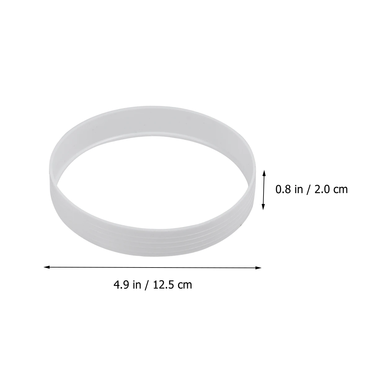 

2pcs Golf Hole Plastic Ring 108mm Thickened PP Lightweight Durable Putting Green Accessories Training Aid Plastic Ring