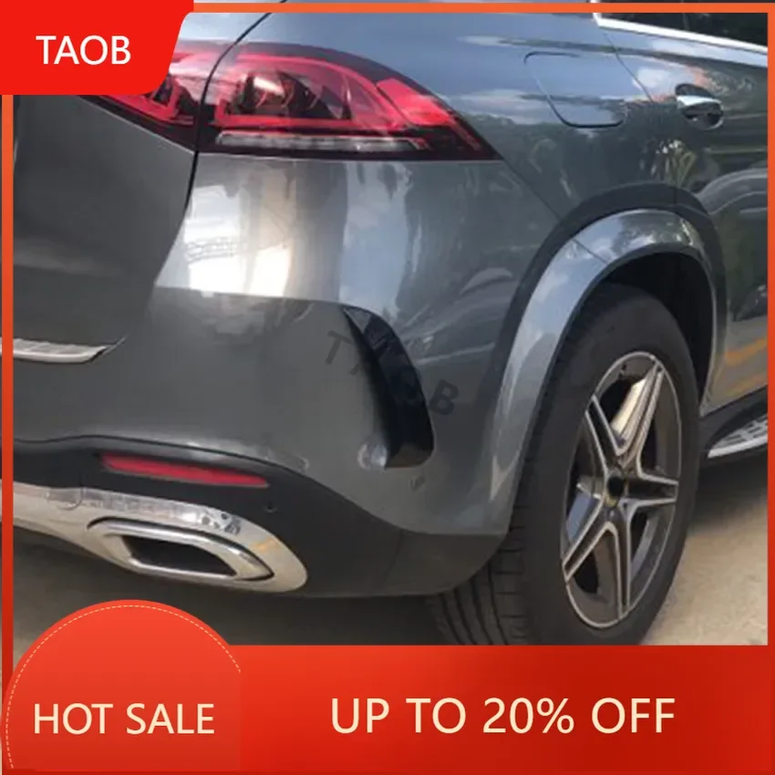 New High Quality For Mercedes Benz W167 AMG GLE 53 63 300d 350d 350e 350de 450d 4MATIC 2020+ Rear Bumper Spoiler Air Vent Trim S