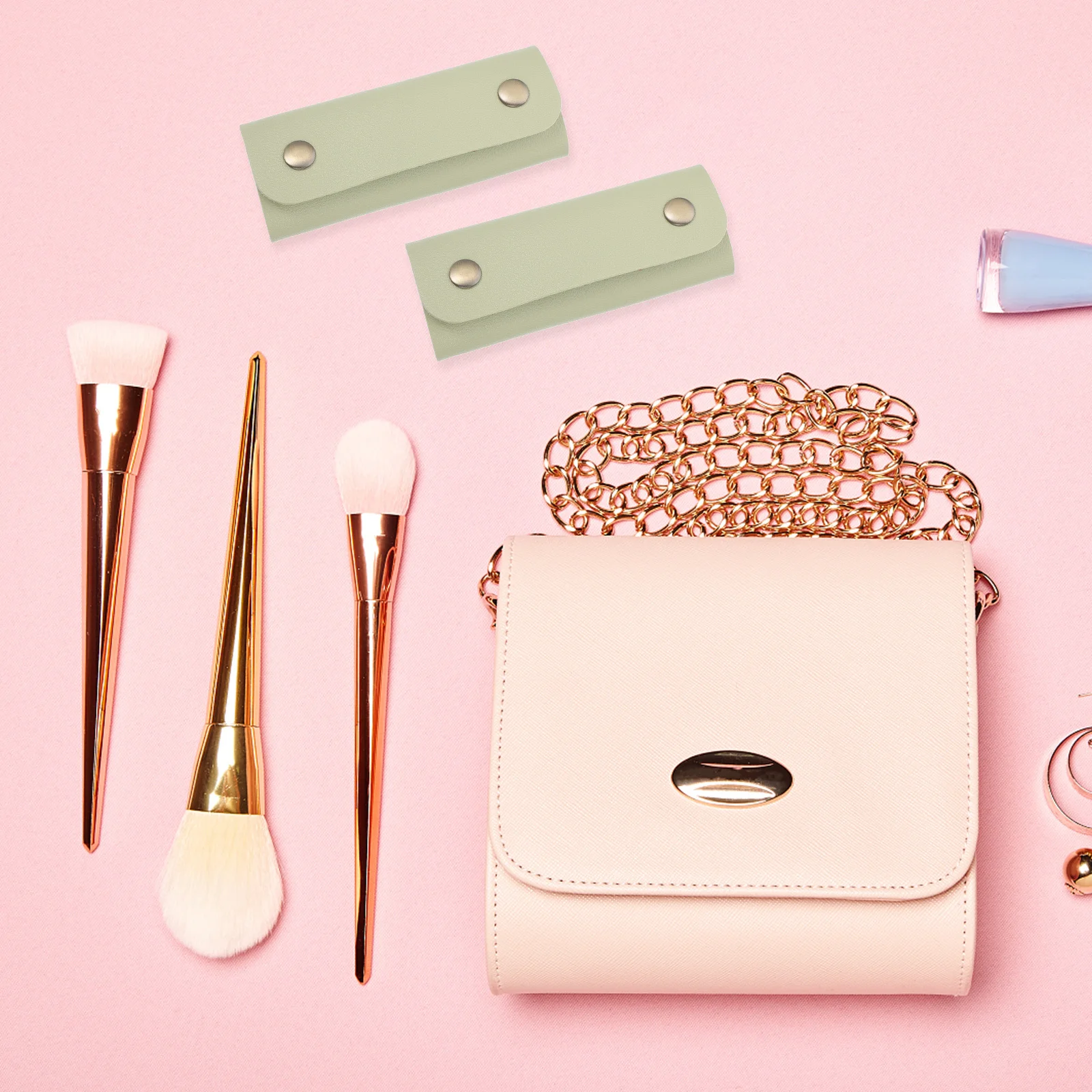 ปลอกหุ้มหูหิ้วกระเป๋า 2 ชิ้น สำหรับกระเป๋าโท้ท กระเป๋าเดินทาง อุปกรณ์ทำกระเป๋า DIY อุปกรณ์การสอน