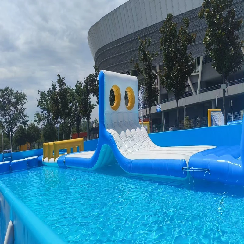 Inflatable Water Float Obstacle Course for adult and children