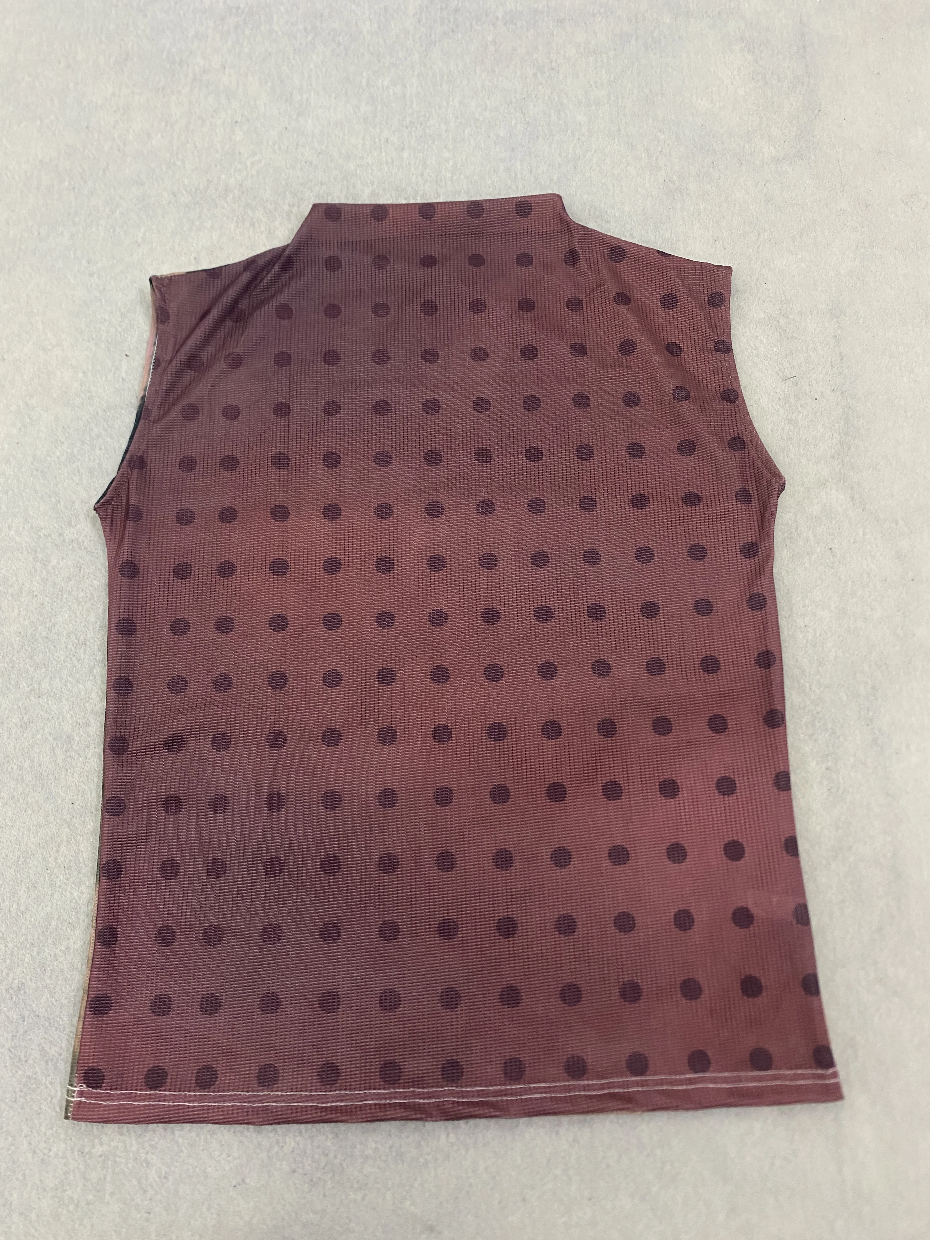 Retro INS Sommer Damen Hochgeschlossenes Neues Sommer-Waffel-Print-Top Orientalisches Koi Kurzarm-T-Shirt – Detail 16