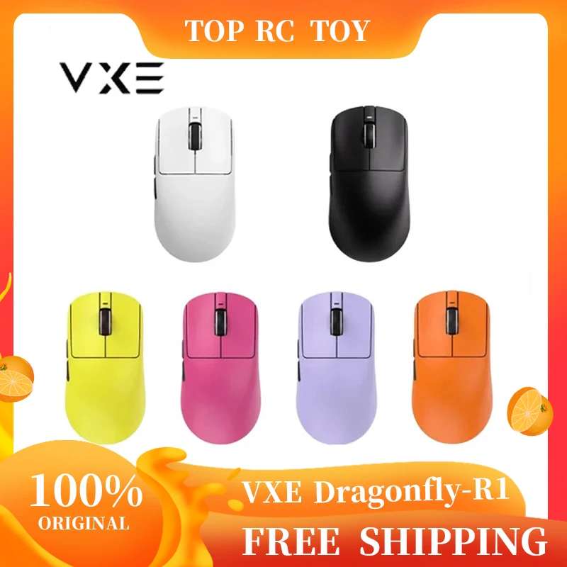 VGN VXE Dragonfly R1 Wireless Gaming Mouse with PAW3395 Sensor 52840 2KHz FPS Low Delay Intelligent Speed for Office And Gaming