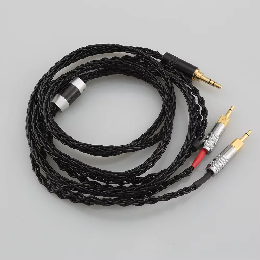 HD700 Kopfhörer Balanced Upgrade-Kabel 4,4 mm/2,5 mm 8-adriges Einkristall-Kupfer versilbert – Detail 3