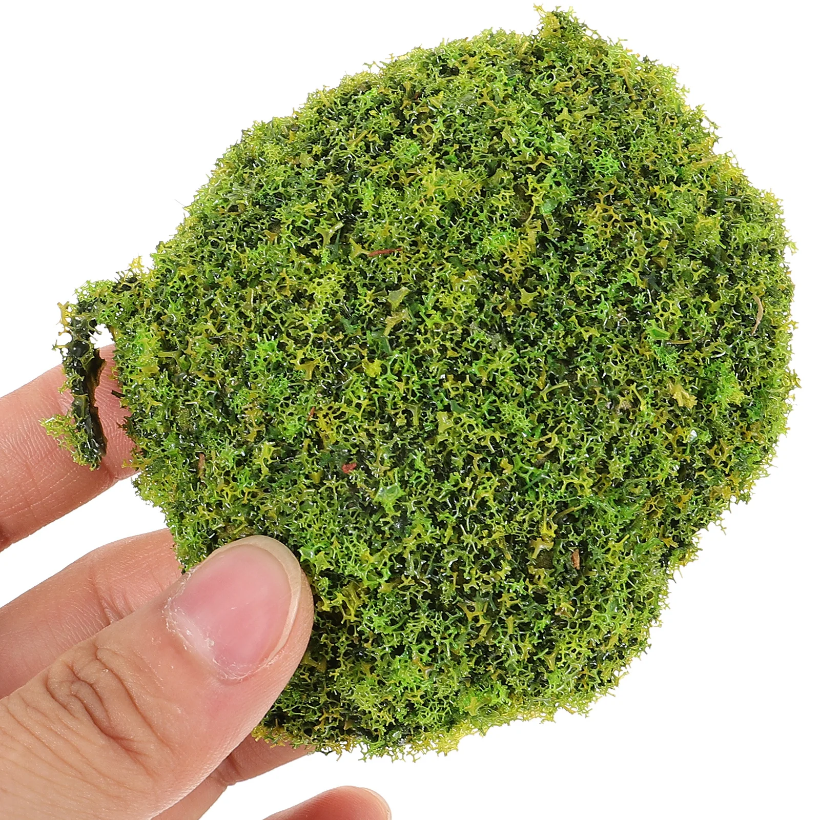 

12pcs Artificial Moss Stones Fake Stone Ornament For Bonsai Garden Layout Micro Landscape Decor Home Office Wall Plant