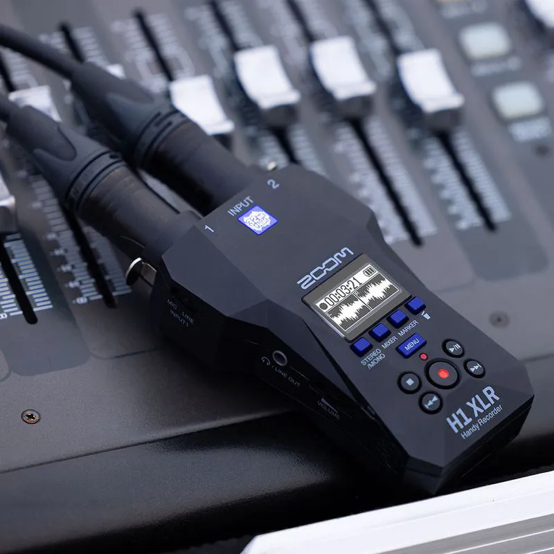 Handy Recorder with XLR/TRS combo inputs and dual AD converters for recording Zoom H1 XLR
