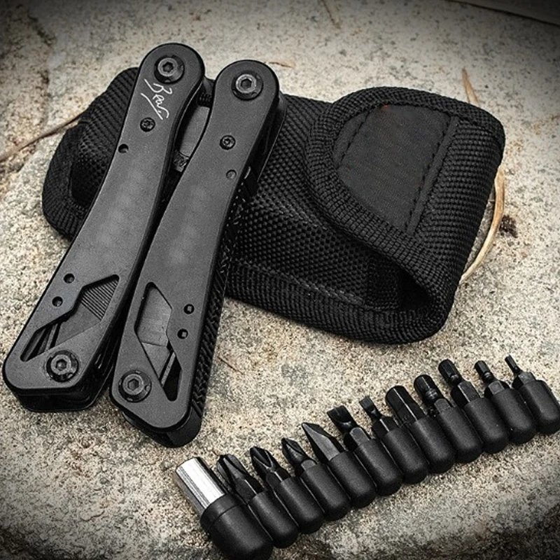 Folding Multi-tool Pocket Knife Pliers Mini Portable Fold Outdoor Hunting Survival Rescue Tactical Multipurpose Repair Tool