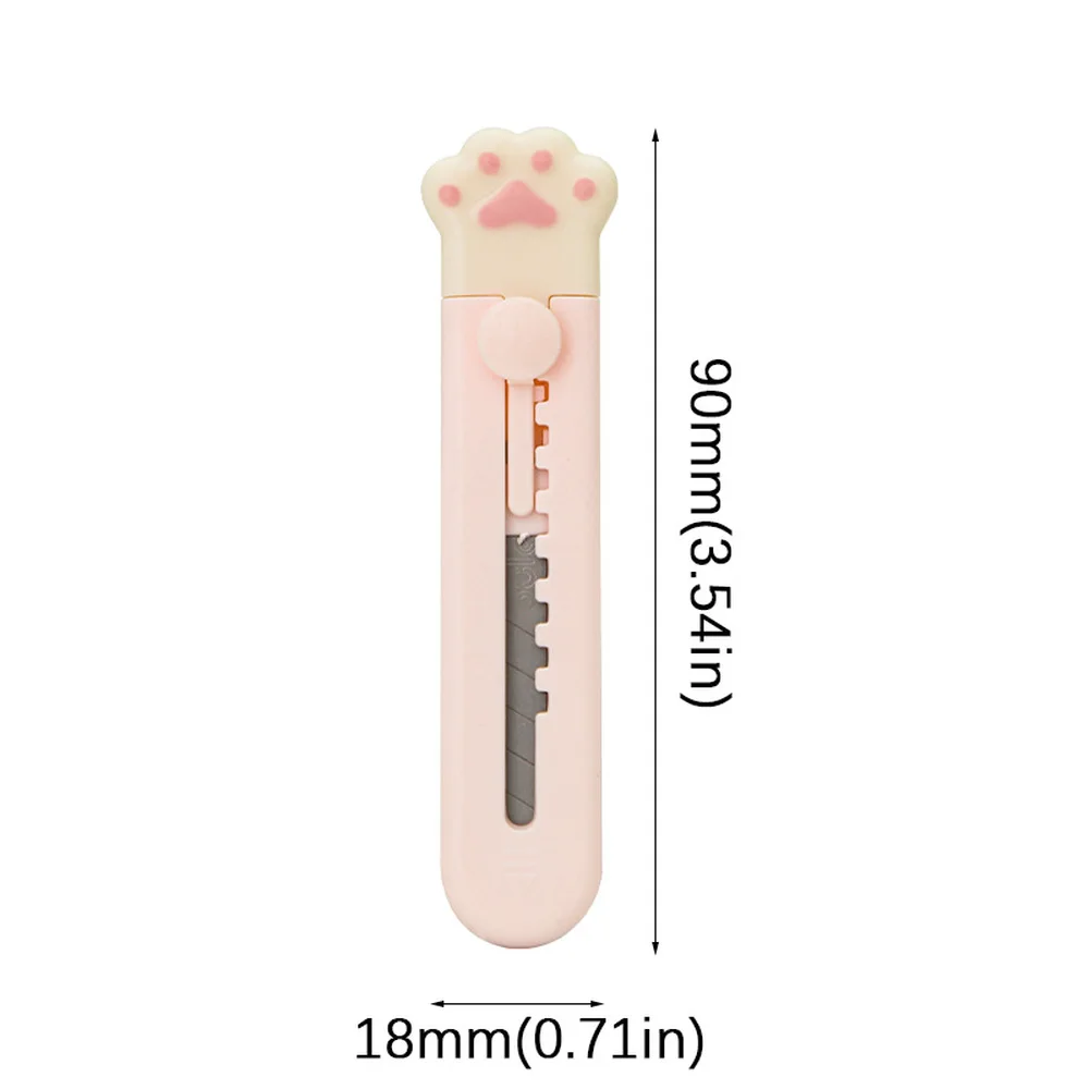 Mr. Kertas Mini Portabel Cakar Kucing Utilitas Pisau Lucu Kreatif Indah Akun Tangan Dekorasi Kertas Alat Pemotong Perlengkapan Seni