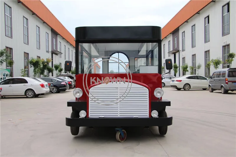 OEM mobiele fastfoodtruck te koop ijs klassieke hotdog-automauto's op maat gemaakte retro voedselkar-aanhangwagen