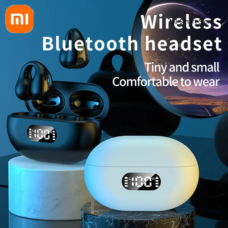 Xiaomi Q80 Bluetooth Earphones Bone Conduction TWS Earbuds Ambie Sound Earcuffs Ear Earring Wireless Auriculares Sport Headset