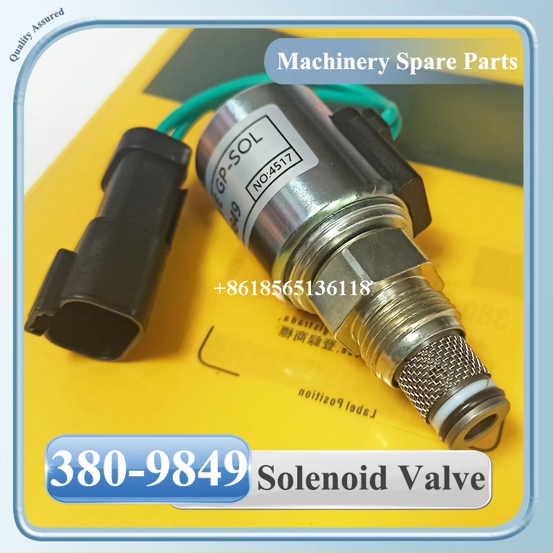 

380-9849 3809849 Excavator Accessories High Quality Solenoid Valve for D10R D11R 824G 844 950F