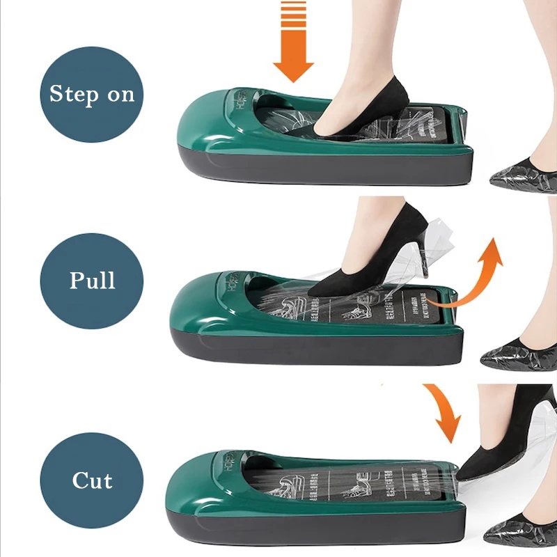Shoe Cover Dispenser Disposable Waterproof Non-Slip Shoe Cover Dispenser Indoor Shoe Cover Pedal Machine Laminating Machine