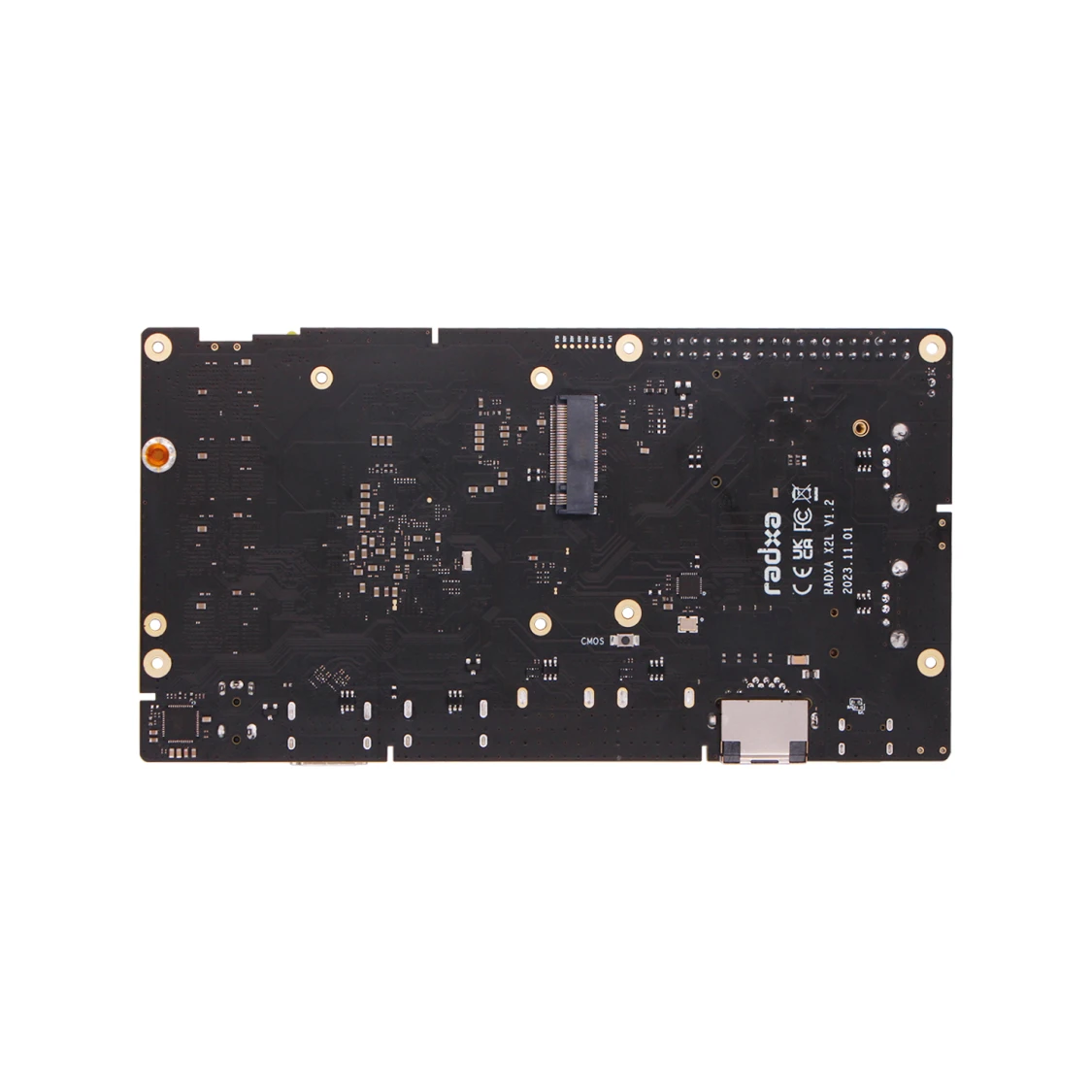 Radxa-X2L Intel J4125 4 cœurs CPU SBC, GPU, HDMI avec sortie 4K, connecteur clé M.2 M avec PCIe 2.0, ordinateur monocarte