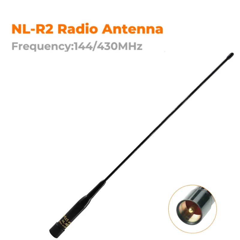 Nagoya New NL-R2 Dual Band 144/430MHz 2.15/3.0dBi High Gain Mobile Radio Antenna NLR2 For Car Radio PL259 Connector NL R2