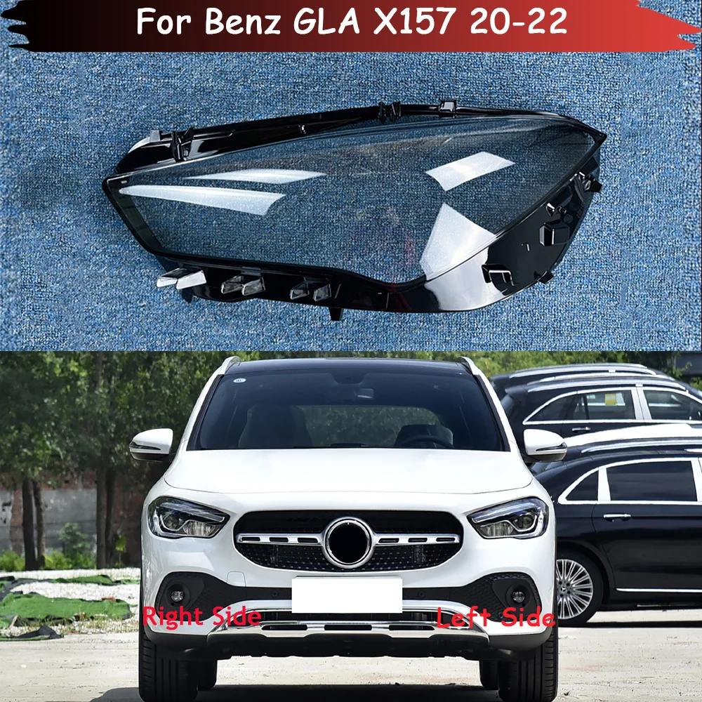 Car Headlight Cover Headlamp Lampshade Lampcover Lamp Covers Glass Lens Shell For Benz GLA X157 GLA180 GLA200 2020 2021 2022