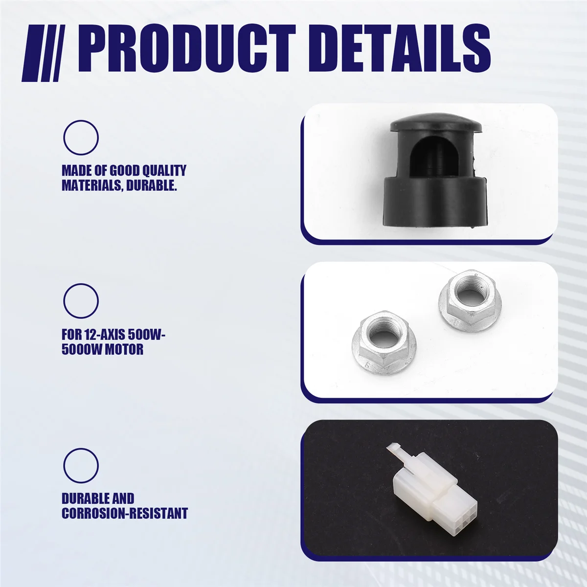 E-Bike Electric Bicycle Hub Motor Axle M12 Front Lock Nut /Lock Washer /Spacer /Nut Cover with 12mm Shaft HOT