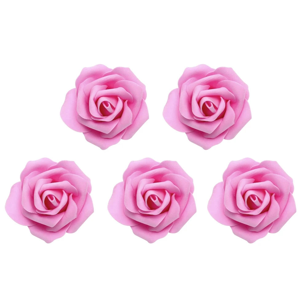 

100pcs Lifelike Artificial Rose Heads Wedding Decor Party Event Reusable Pe Foam Roses Photo Props Table Centerpieces Bulk Fake