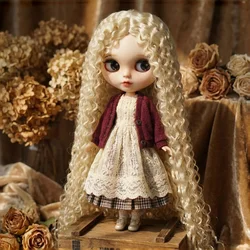 JD220 1/6 1/4 1/3 1/12 Blythes Extremely Long Curly Fashion Synthetic Mohair BJD Wig YOSD MSD SD Doll Accessories