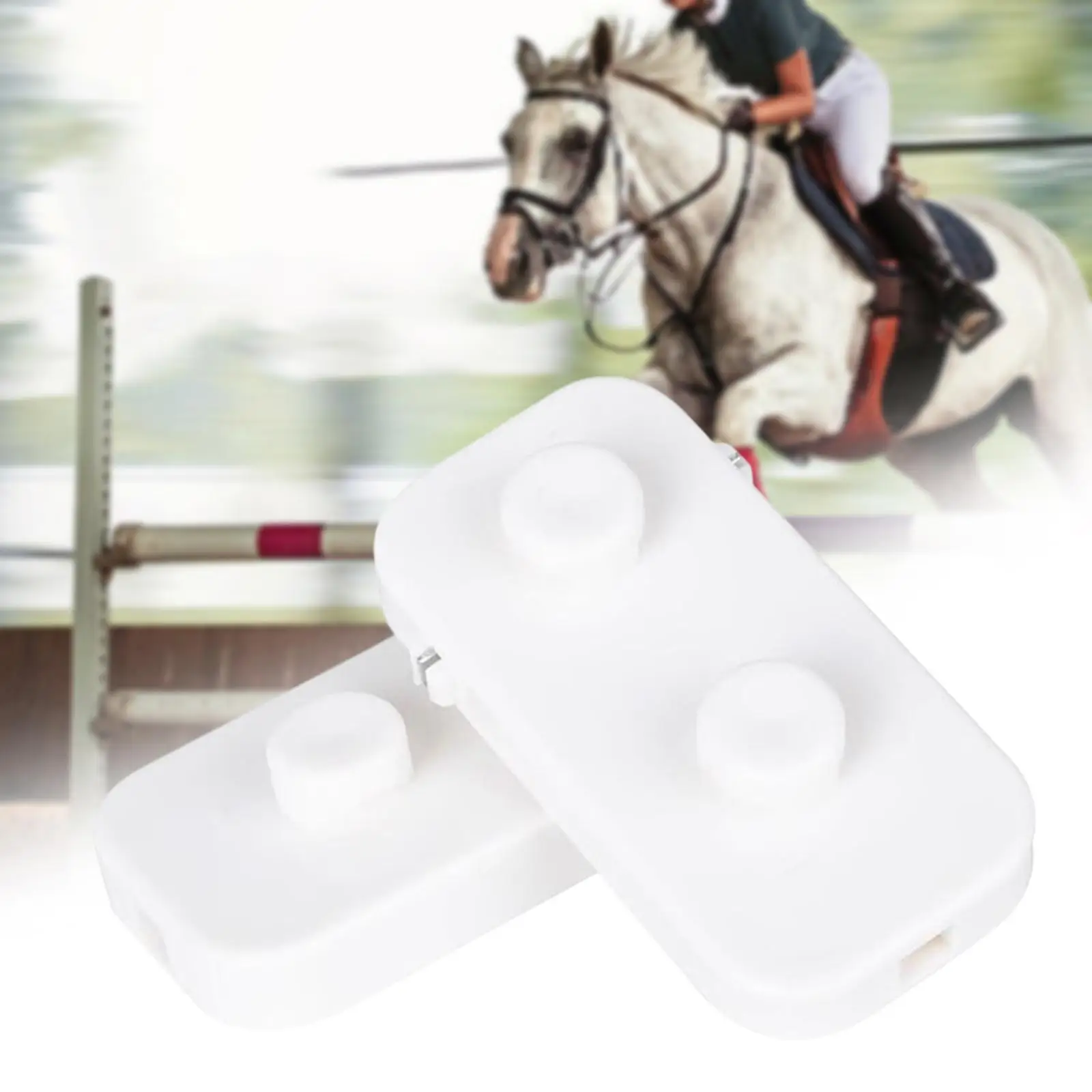 2 Pieces Horse Competition Breakaway Jump Cups Adapters Locks Security Locks Practical Practice Lightweight Equestrian Equipment